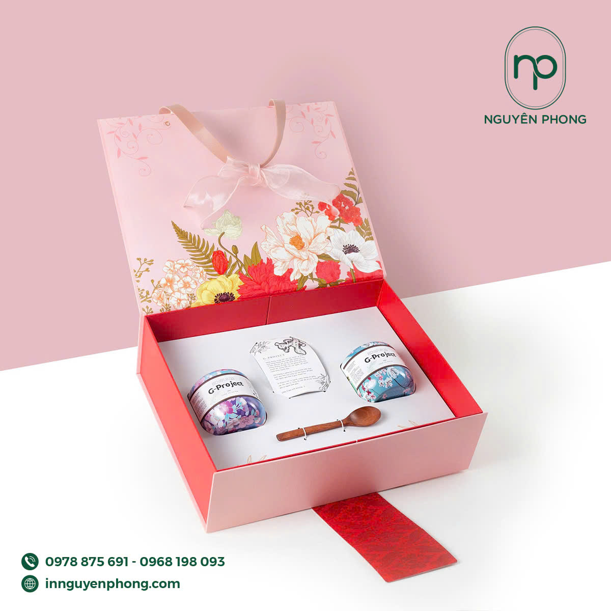 In hộp cứng từ chất liệu giấy mỹ thuật nhiều loại vân, màu sắc